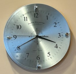 Firstime & Co. Steel Whisper Wall Clock