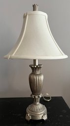 Silver Toned Table Lamp