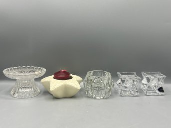 Assorted Candle Holders - 5 Pieces