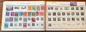 The World Postage Stamp Album And United States Stamp Album, 2 Piece Lot