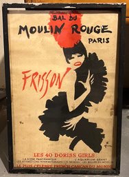 French Moulin Rouge Thrill Cancan Dancer Print
