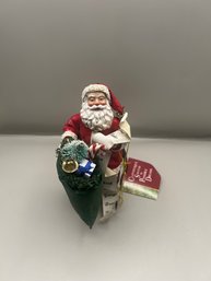 Clothtique Possible Dreams Checking His List 1995 Santa Claus 7 Ornament