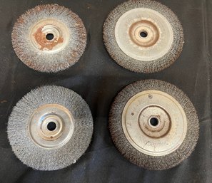 Wire Wheel Brushes - 4 Pieces