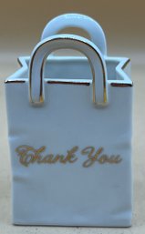 LENOX 'THANK YOU' Miniature Porcelain Gift Bag