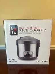 Koto One Touch Multi Rice Cooker In Box 10 Cup