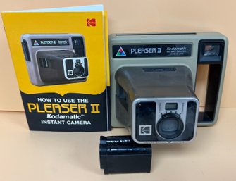 Kodamatic Pleaser 2 Instant Camera With Manual