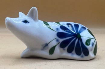 Dansk Porcelain Sage Song Pig