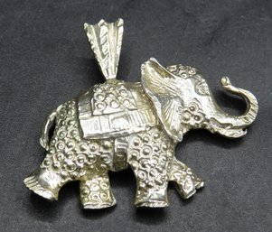 Sterling Silver, 925 Elephant Pendant