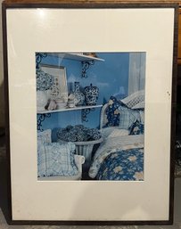 Blue Room Photo Print Framed