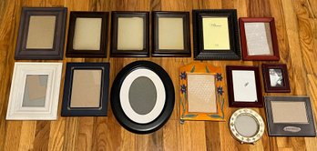 Assorted Picture Frames Lot - 14 Pieces