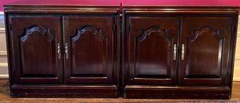 Solid Wood Cabinets - 2 Pieces