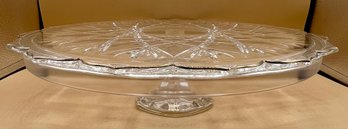 Mikasa Hampshire Gold Footed Cake Plate