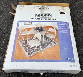 Cosco Deluxe Five Piece Table And Chair Set Model No: 14-586-BSF - New In Box