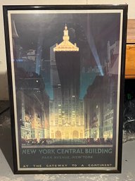 New York Central Building Park Ave New York 1987 Lithograph