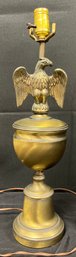Mid Century American Eagle Brass Table Lamp