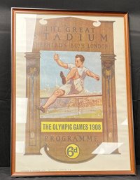 The Olympic Games The Great Stadium Shepards Bush London Poster Print