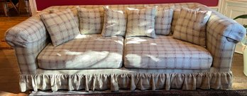 Striped Upholstery Sofa