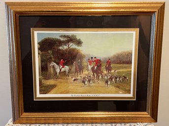 The Finish By Heywood Hardy, A. R. W.S. Framed Print