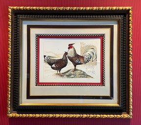 Rooster Framed Art Work