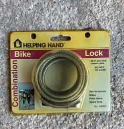 Helping Hand Combination Bike Lock Factory Sealed