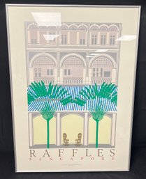 Raffles Singapore Framed Poster