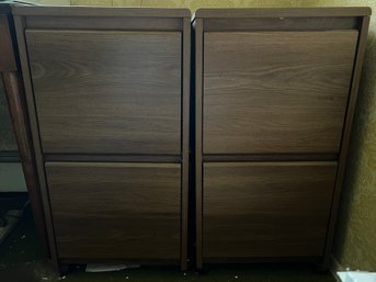 Two-drawer Filing Cabinets - 2 Piece Lot