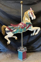 Vintage 'Wonder Horse' Carousel Horse 64 Inches