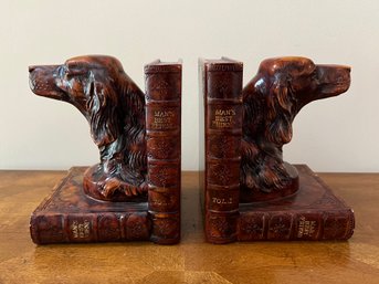 Mans Best Friends C2C Designs Bookends - 2 Pieces