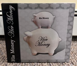 His Money Her Money Piggy Banks New In Box