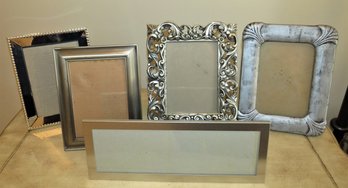 Silver-tone Picture Frames - Lot Of 5