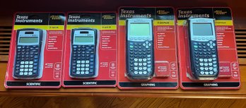 Texas Instruments TI-30X IIS & TI-84 PLUS - 4 Piece Lot