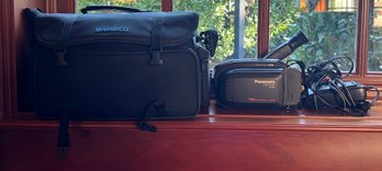 Panasonic 16X Optical Zoom Palm Sight Recorder With Bag