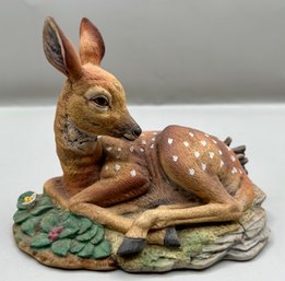 Andrea By Sadek 'Fawn Of White Tail' Porcelain Figurine