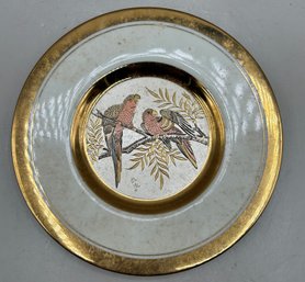 Dynasty Gallery The Art Of Chokin Gold Gilded Plate