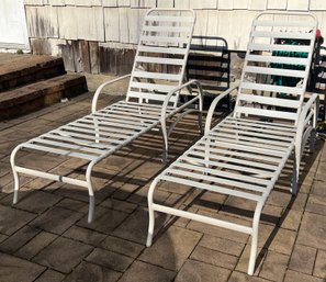 Outdoor Patio Lawn Chairs With Cushions - 2 Pieces