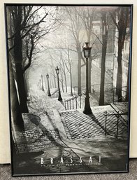 Brassai The Steps Of Montmartre Paris Poster Framed