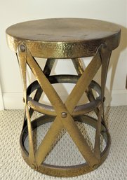 Plant Stand/table Metal Round