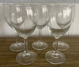 Crystal France Wine Glasses - 5 Pieces
