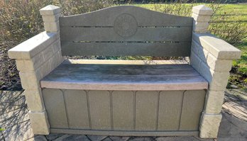 Outdoor Plastic Storage Bench