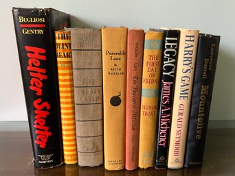 First Edition Books - 9 Piece Lot