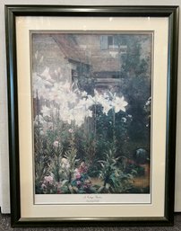 Walter Osborne A Cottage Garden Print Framed