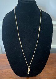 J. Crew Gold Toned Charm Necklace