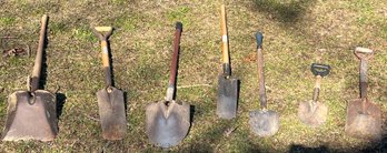 Assorted Shovels - 7 Pieces