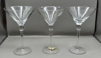 Martini Glasses Lot Of 3