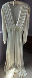 1930s Peignoir Chiffon Robe