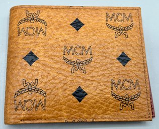 Mcm Brown Leather Wallet