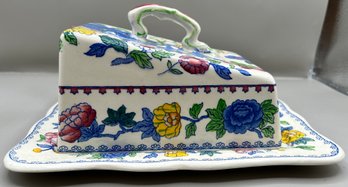 Masons Regency Ironstone Butter Dish Made In England