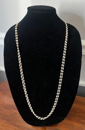 Double Chain Beaded Necklace
