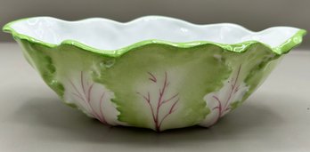 Limoge Porcelain Serving Bowl Made In France