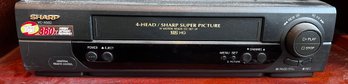 Sharp VC-A582 VHS Player With Remote Model #: VC-A582U